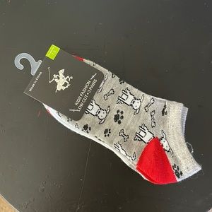 Three pairs Polo club Beverly Hills kids socks